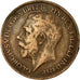 Coin, Great Britain, George V, Farthing, 1921, VF(30-35), Bronze, KM:808.2