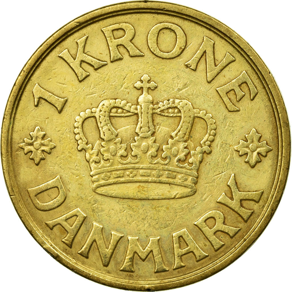 Monnaie, Danemark, Christian X, Krone, 1939, Copenhagen, TTB, Aluminum-Bronze