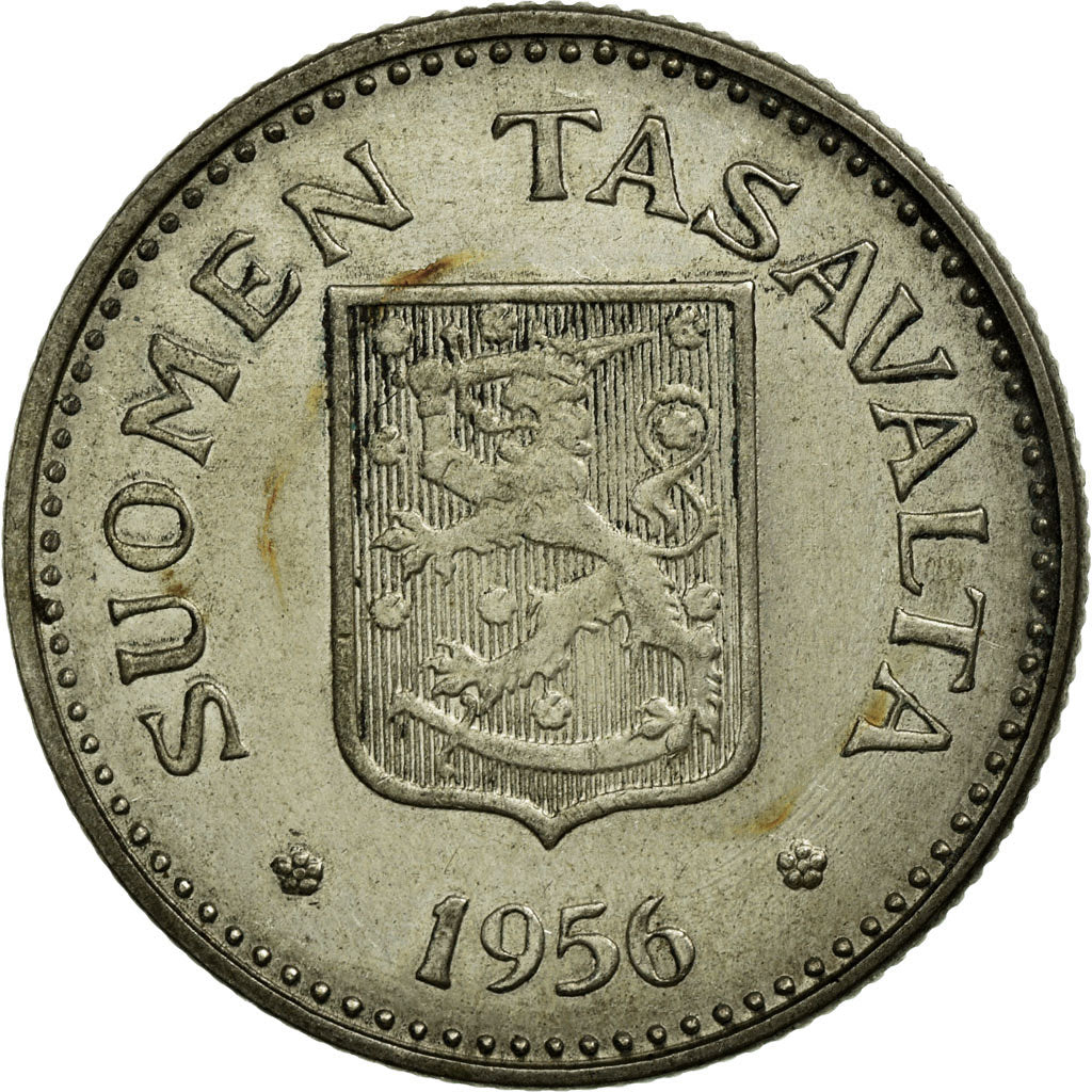 Coin, Finland, 200 Markkaa, 1956, EF(40-45), Silver, KM:42