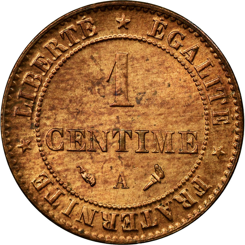 Coin, France, Cérès, Centime, 1897, Paris, VF(30-35), Bronze, KM:826.1