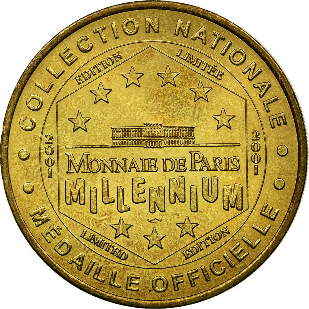 Francia, Token, Touristic token, Bayeux - Mémorial n°1, 2001, Monnaie de
