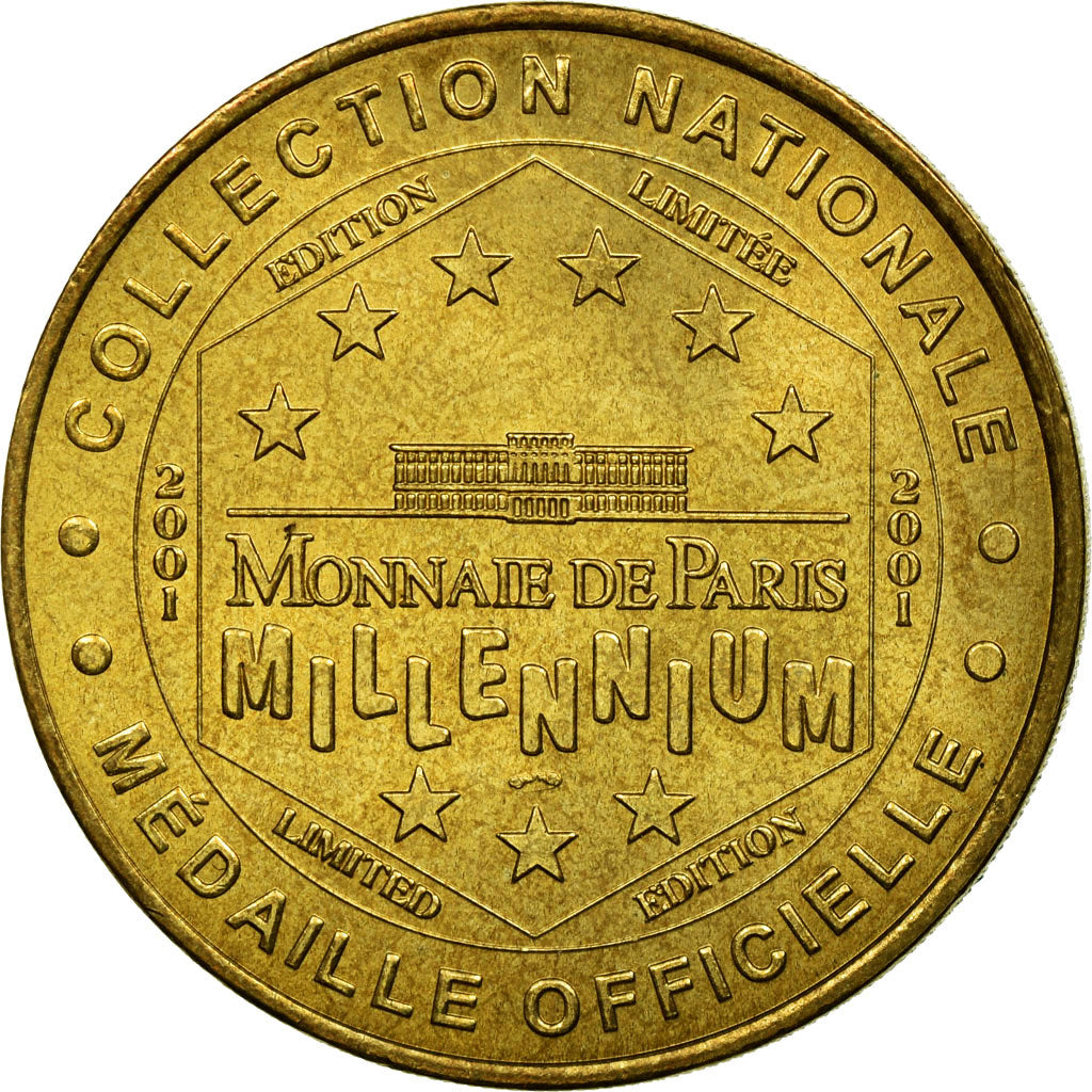 France, Token, Touristic token, Basilique Sainte-Thérèse, Lisieux, 2001, MDP