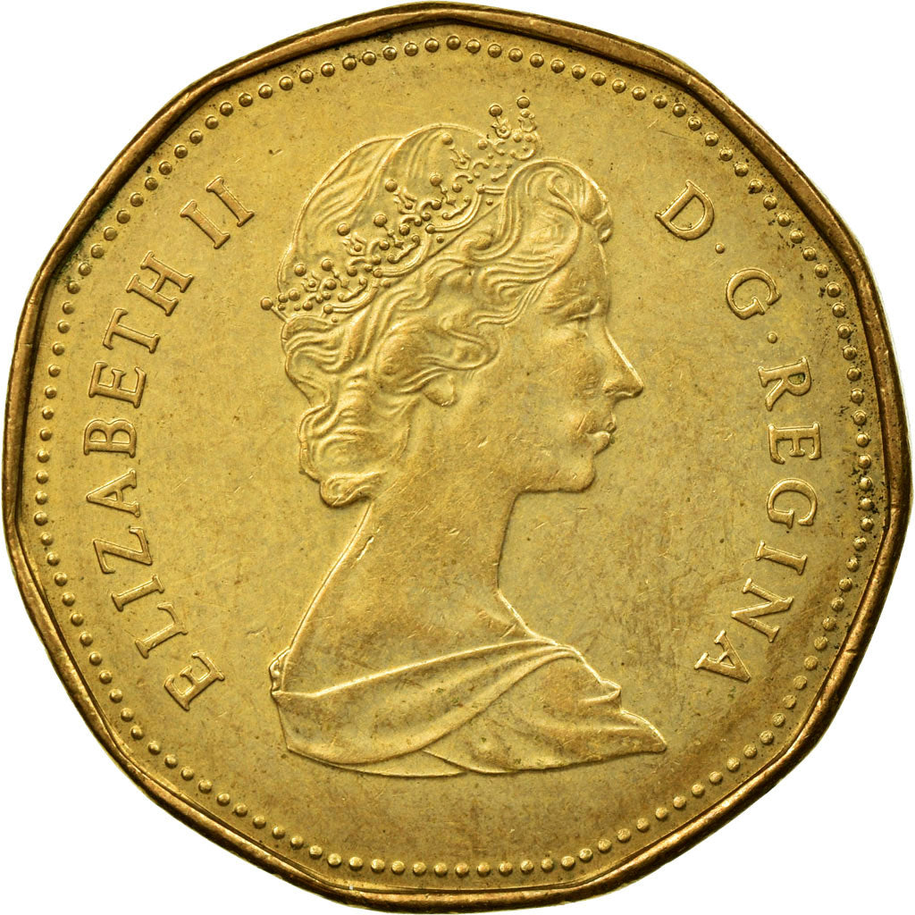 Coin, Canada, Elizabeth II, Dollar, 1982, Royal Canadian Mint, Ottawa
