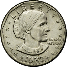 Coin, United States, Susan B. Anthony Dollar, Dollar, 1980, U.S. Mint