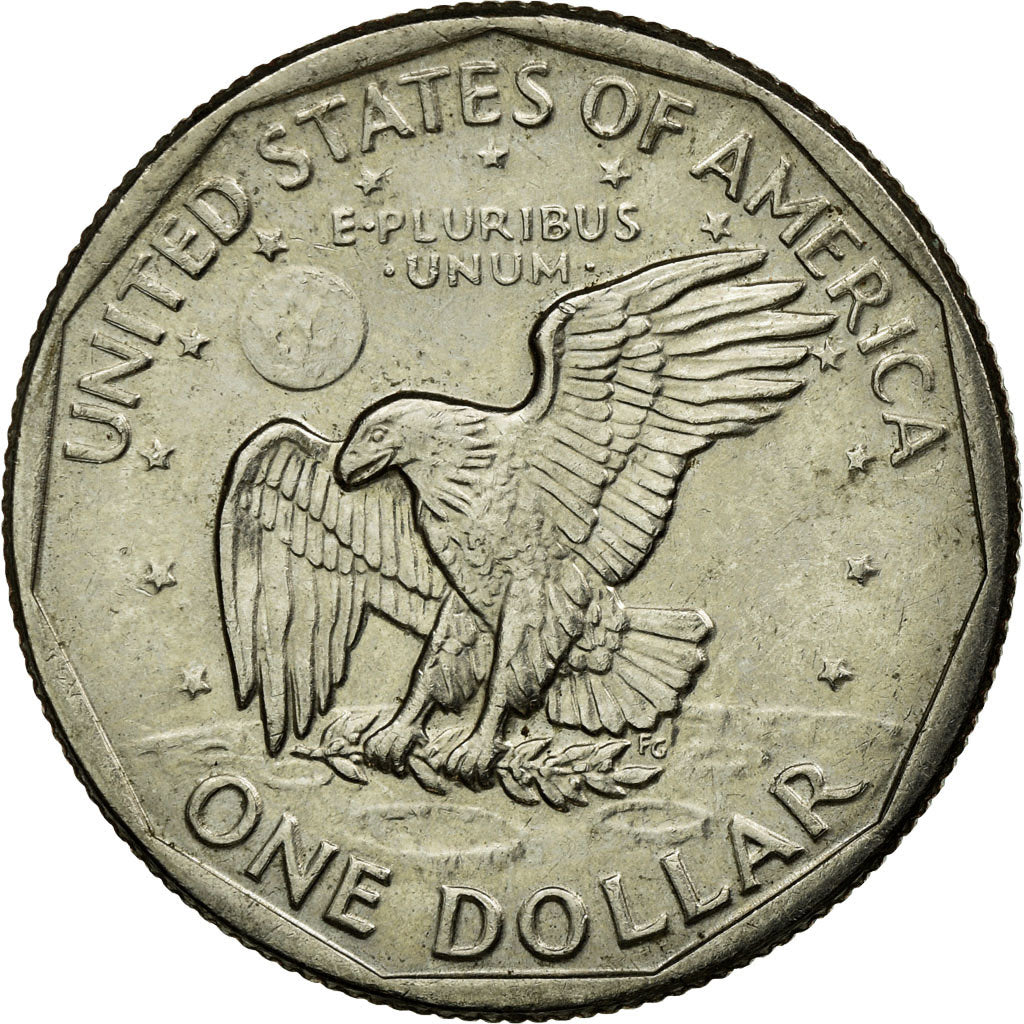 Coin, United States, Susan B. Anthony Dollar, Dollar, 1980, U.S. Mint