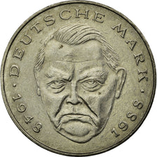 Coin, GERMANY - FEDERAL REPUBLIC, 2 Mark, 1992, Stuttgart, EF(40-45)