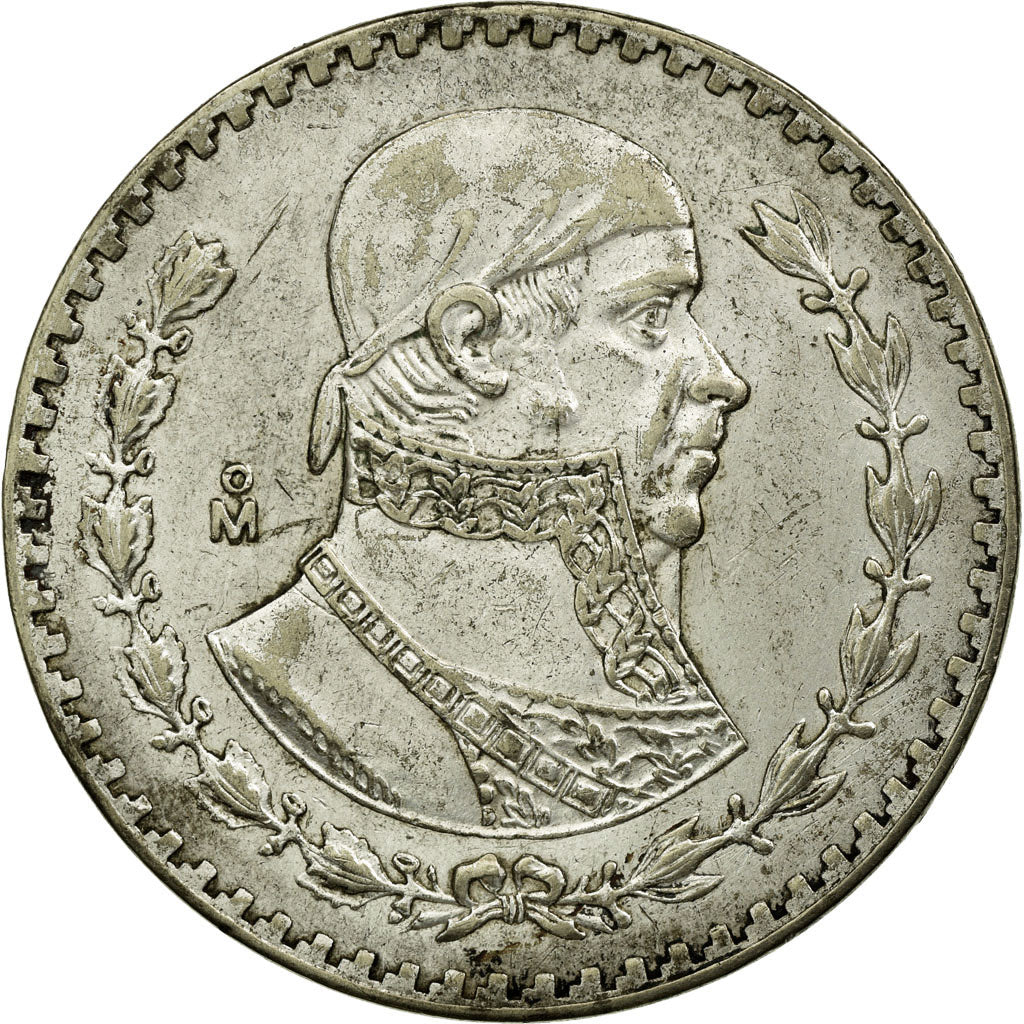 Coin, Mexico, Peso, 1963, Mexico City, VF(20-25), Silver, KM:459