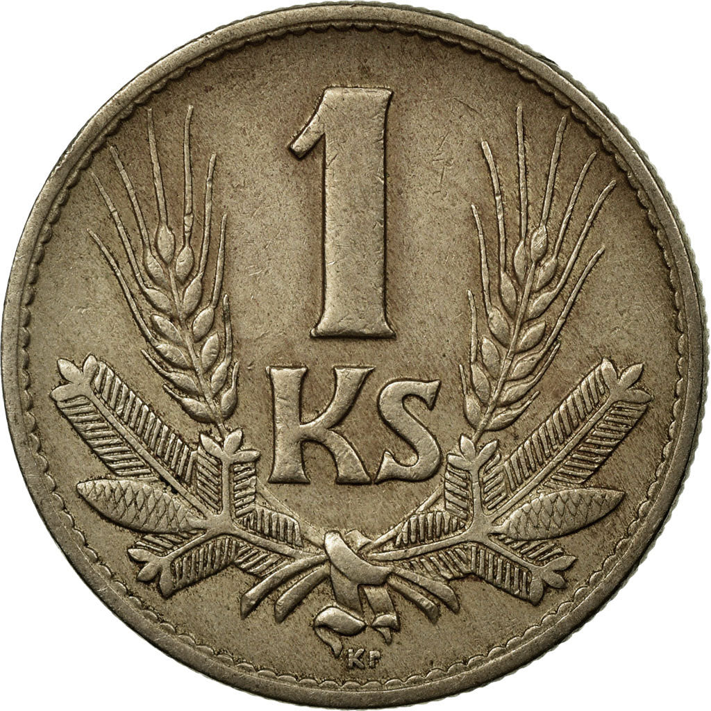 Coin, Slovakia, Koruna, 1941, EF(40-45), Copper-nickel, KM:6