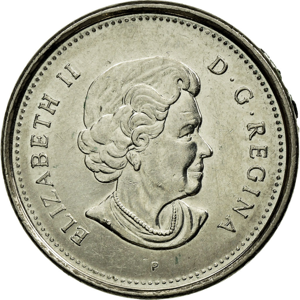 Monnaie, Canada, Elizabeth II, 5 Cents, 2005, Royal Canadian Mint, TTB, Nickel