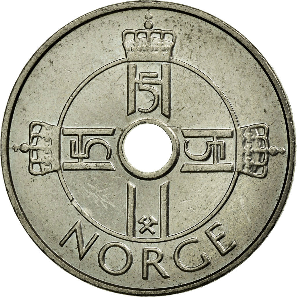 Coin, Norway, Harald V, Krone, 2009, EF(40-45), Copper-nickel, KM:462