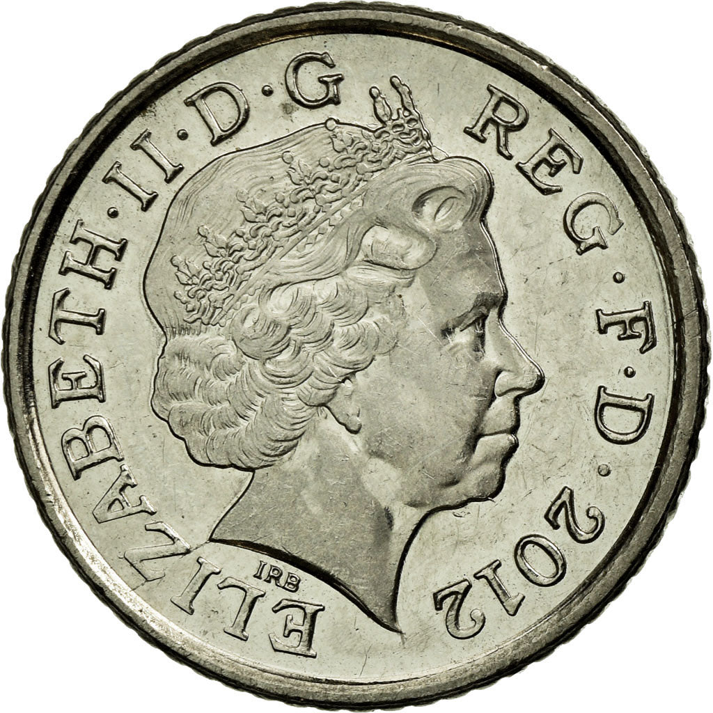 Coin, Great Britain, Elizabeth II, 5 Pence, 2012, British Royal Mint, EF(40-45)