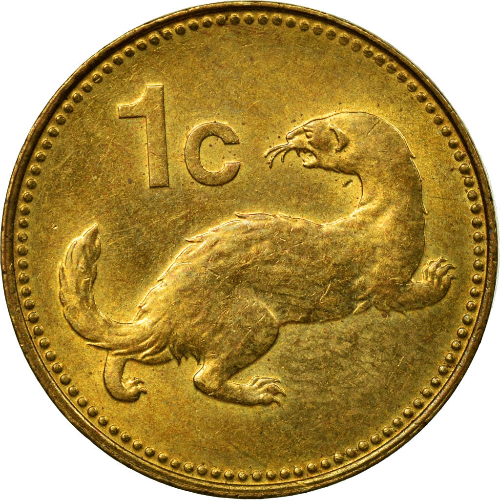 Coin, Malta, Cent, 1991, British Royal Mint, EF(40-45), Nickel-brass, KM:93