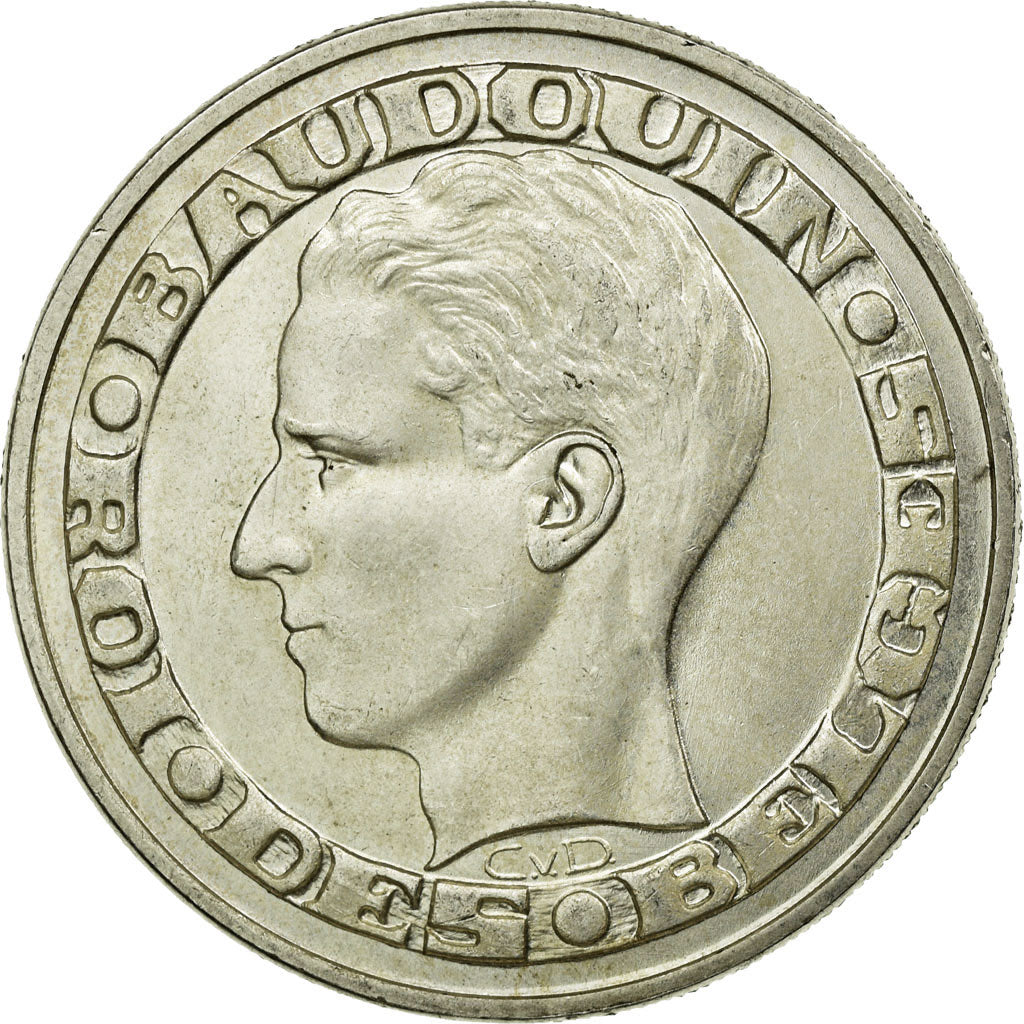 Coin, Belgium, 50 Francs, 50 Frank, 1958, Brussels, AU(55-58), Silver, KM:150.1