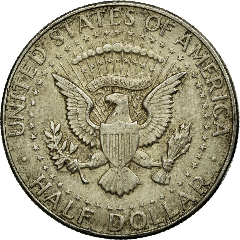 Coin, United States, Kennedy Half Dollar, Half Dollar, 1964, U.S. Mint