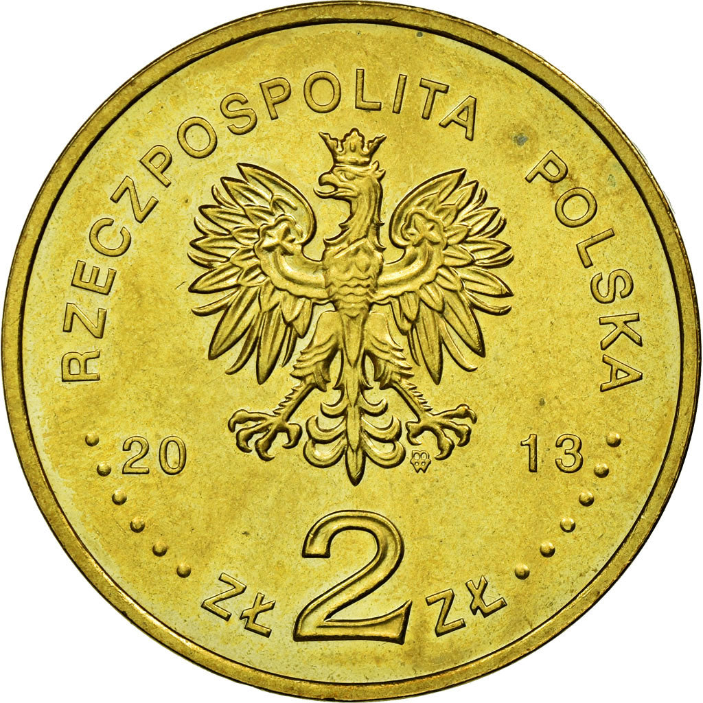 Moneta, Polonia, 2 Zlotych, 2013, Warsaw, BB, Rame-alluminio-nichel, KM:862