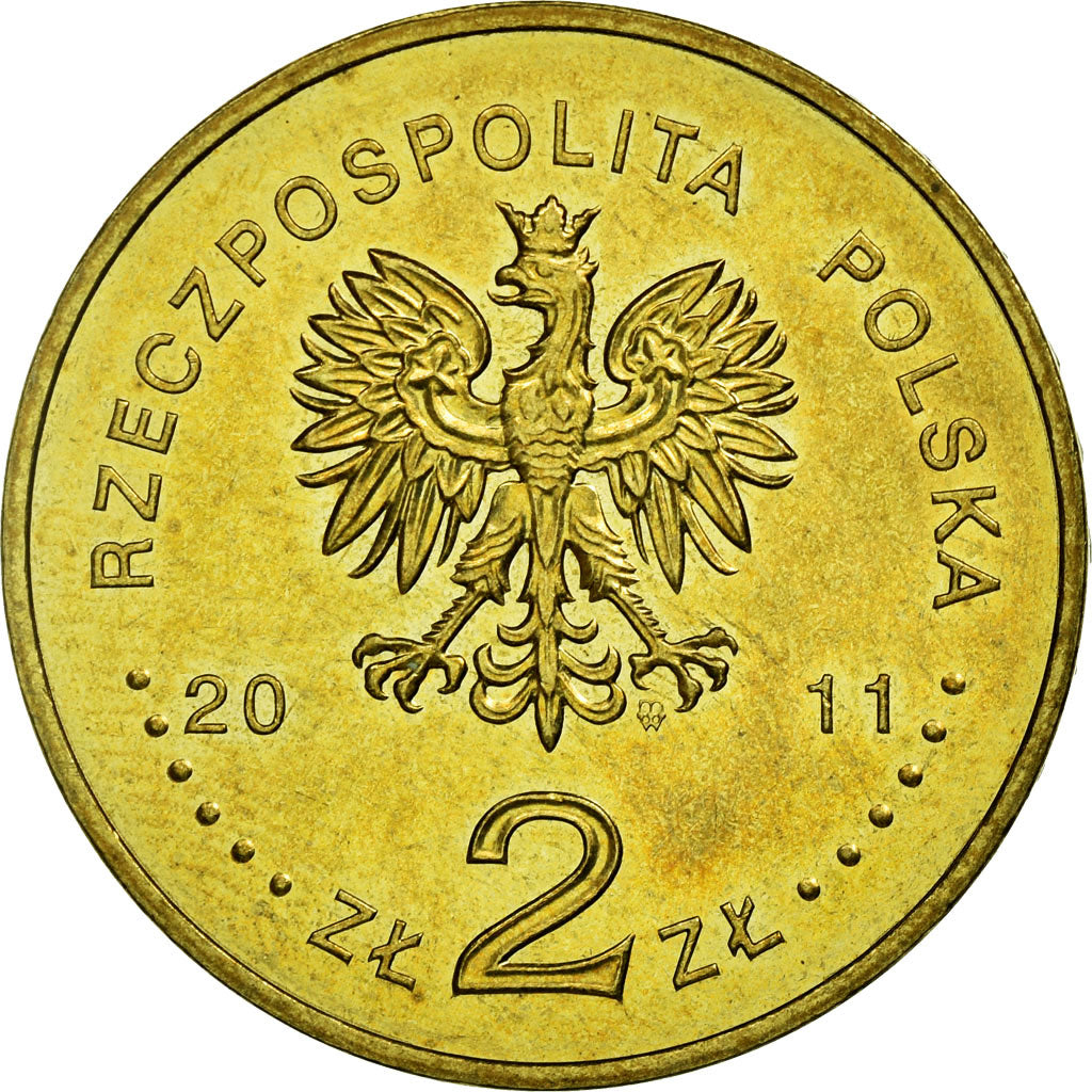 Moneta, Polonia, 2 Zlote, 2011, Warsaw, BB, Ottone, KM:777