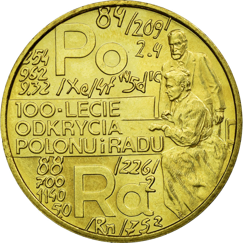 Coin, Poland, 2 Zlote, 1998, Warsaw, EF(40-45), Brass, KM:344