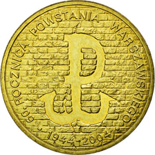 Coin, Poland, 2 Zlote, 2004, Warsaw, EF(40-45), Brass, KM:496