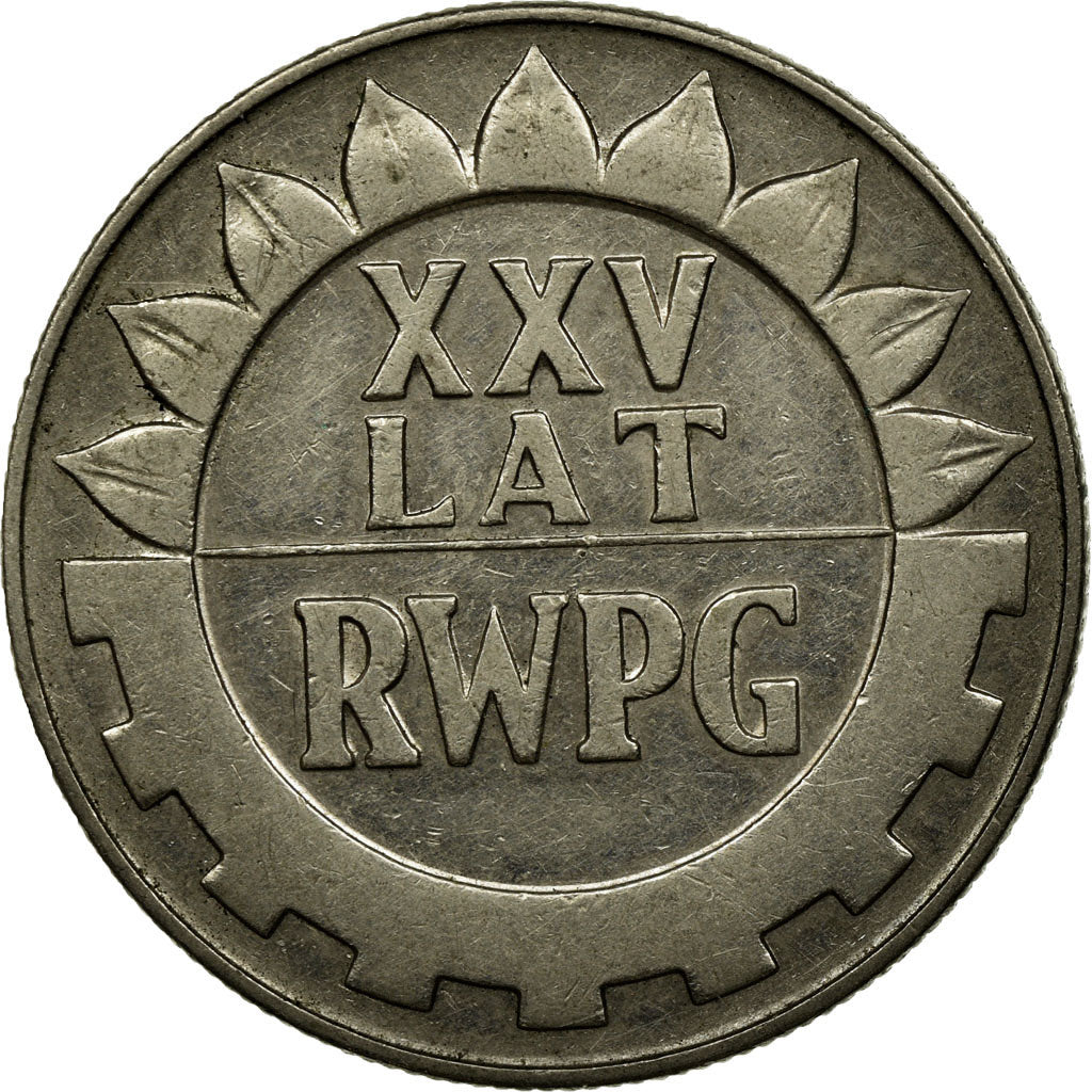Moneta, Polonia, 20 Zlotych, 1974, Warsaw, BB, Rame-nichel, KM:70