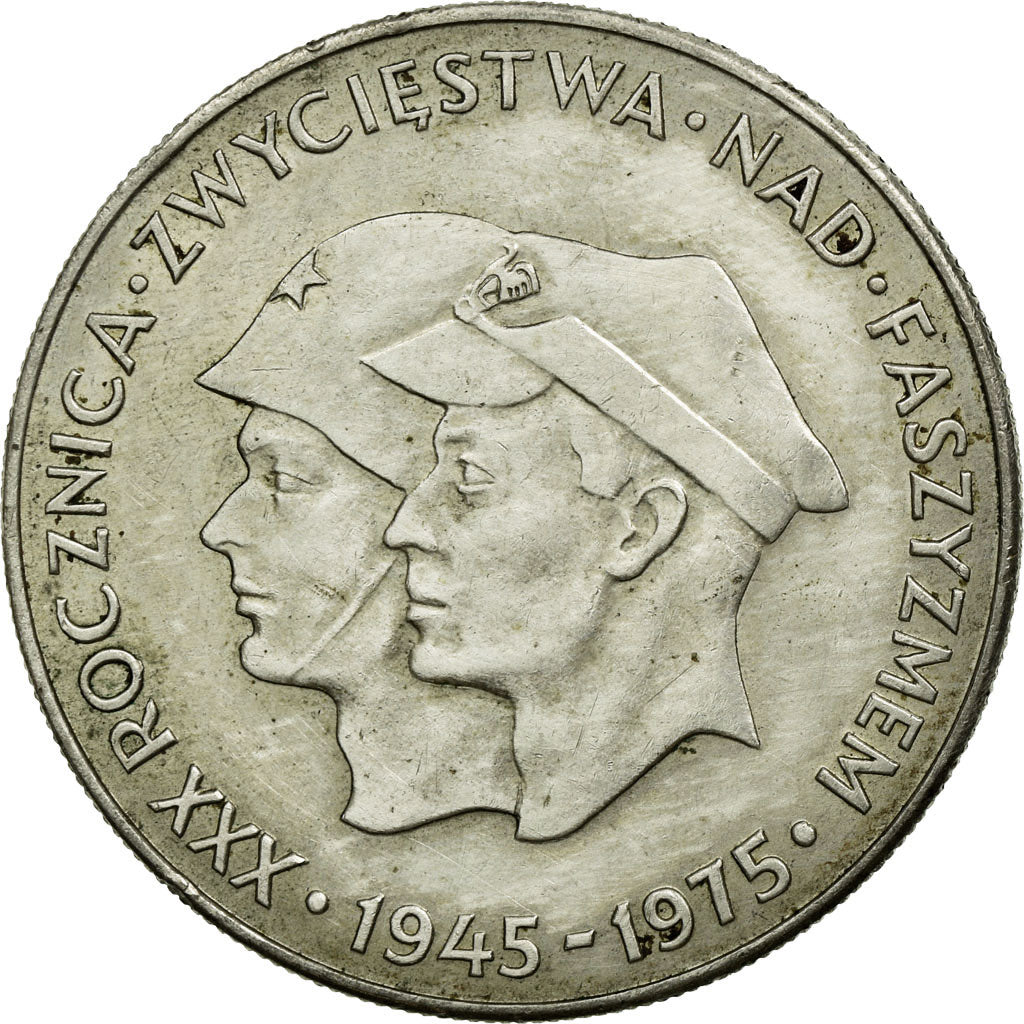 Coin, Poland, 200 Zlotych, 1975, Warsaw, EF(40-45), Silver, KM:79