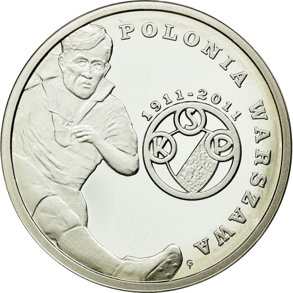 Coin, Poland, 5 Zlotych, 2011, Warsaw, MS(63), Silver, KM:800
