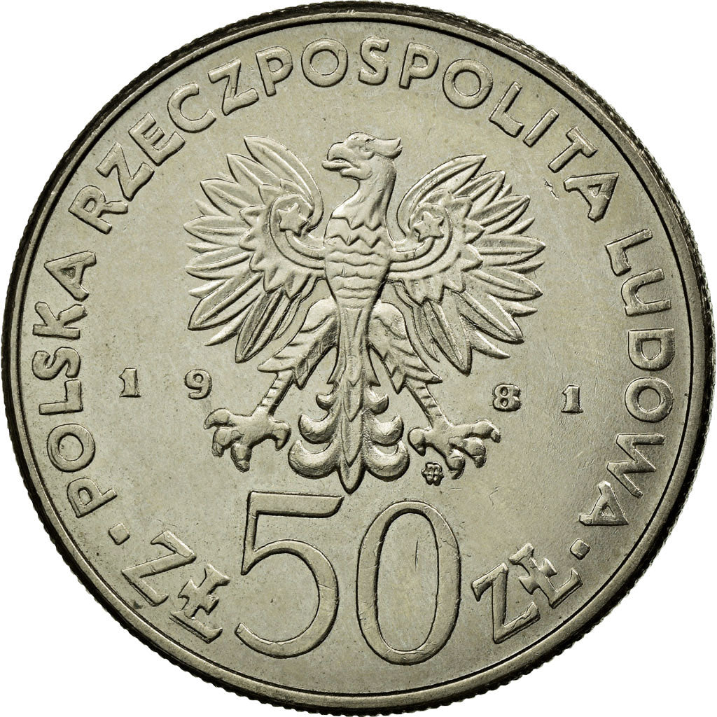 Monnaie, Pologne, 50 Zlotych, 1981, Warsaw, SPL, Copper-nickel, KM:127