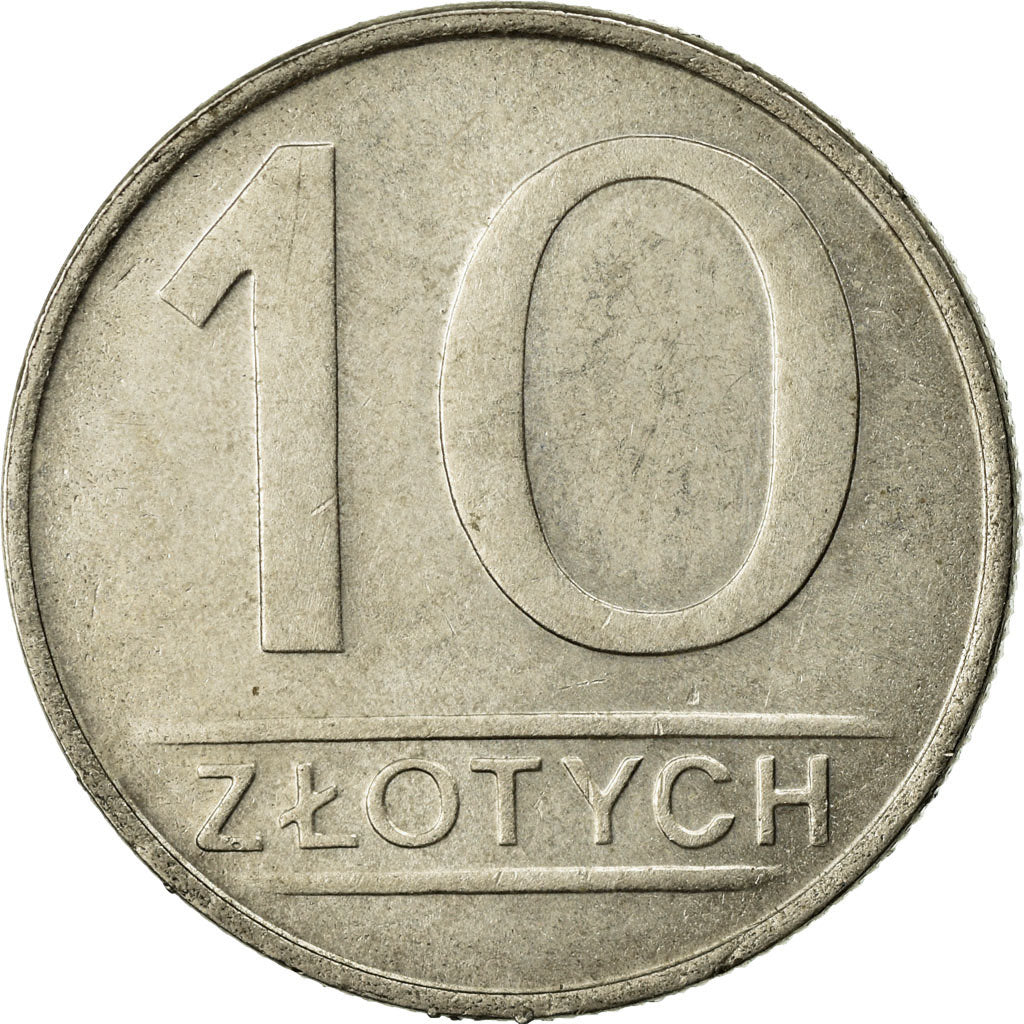 Moneta, Polonia, 10 Zlotych, 1987, Warsaw, SPL-, Rame-nichel, KM:152.1