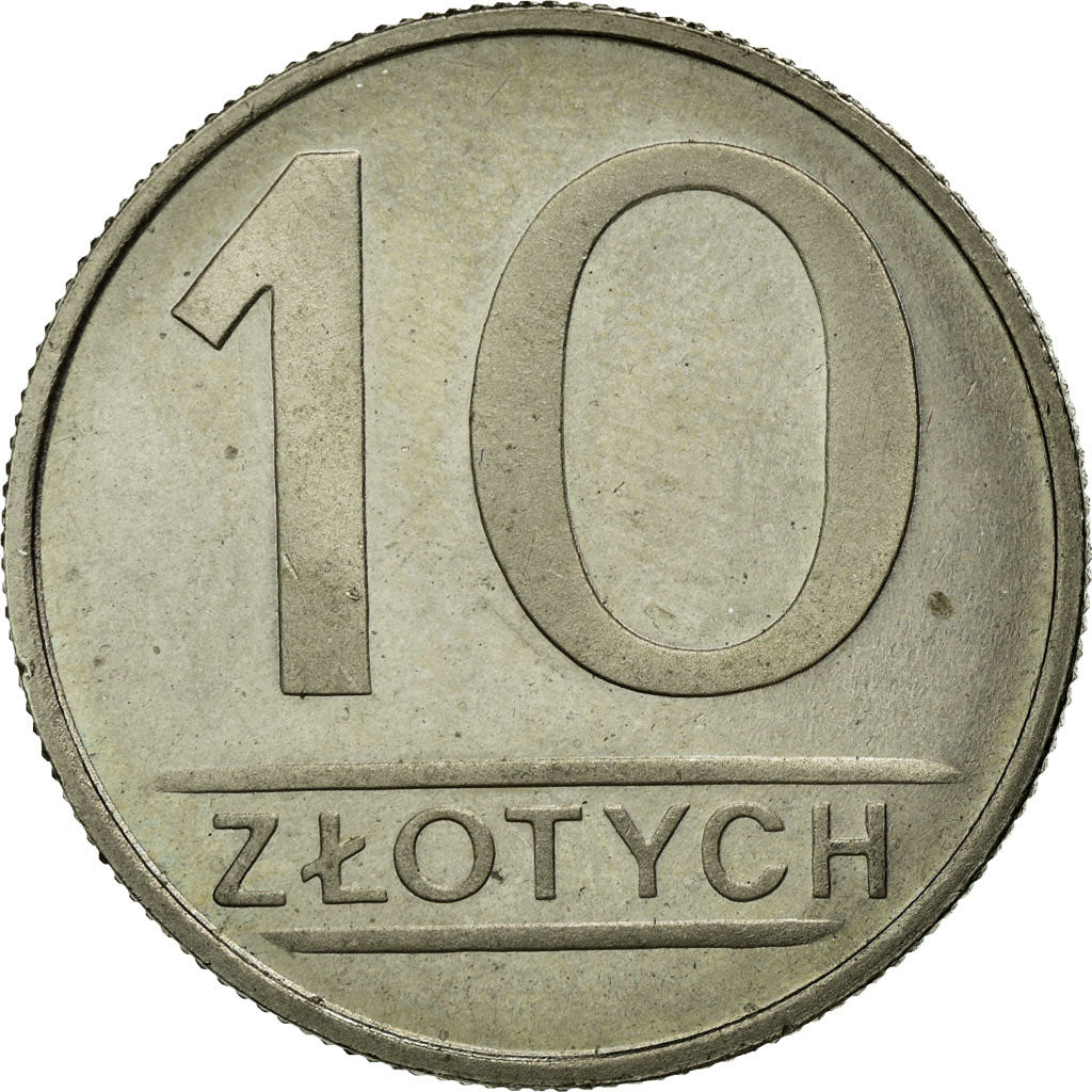 Moneda, Polonia, 10 Zlotych, 1984, Warsaw, EBC, Cobre - níquel, KM:152.1