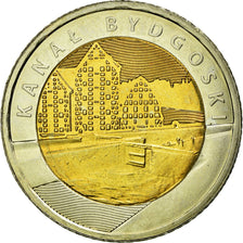 Coin, Poland, 5 Zlotych, 2015, Warsaw, AU(55-58), Bi-Metallic