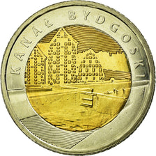Moneda, Polonia, 5 Zlotych, 2015, Warsaw, EBC+, Bimetálico