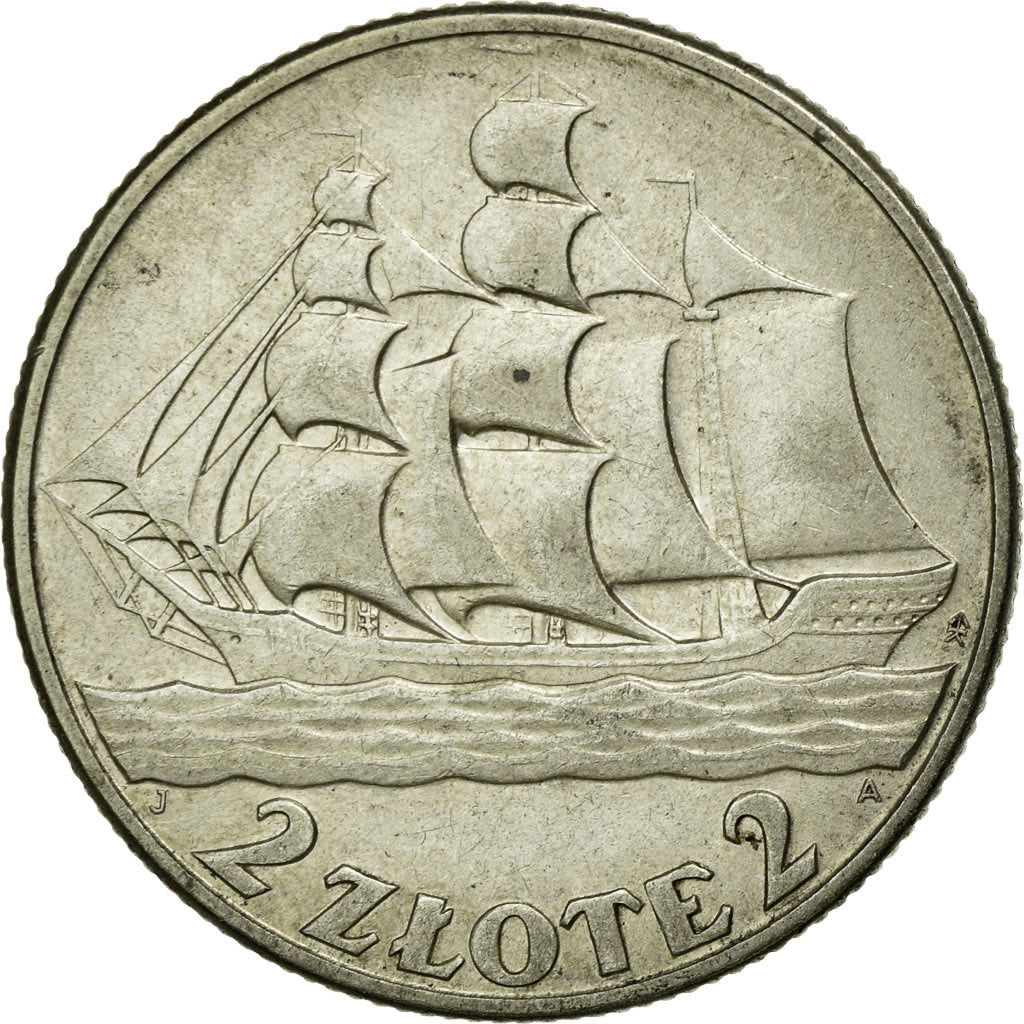 Coin, Poland, 2 Zlote, 1936, Warsaw, EF(40-45), Silver, KM:30