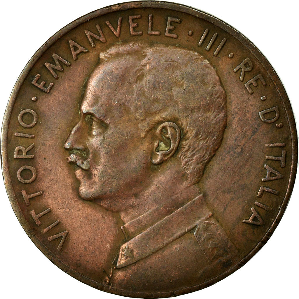 Coin, Italy, Vittorio Emanuele III, 5 Centesimi, 1918, Rome, EF(40-45), Bronze