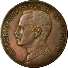 Coin, Italy, Vittorio Emanuele III, 5 Centesimi, 1918, Rome, EF(40-45), Bronze