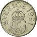 Coin, Sweden, Carl XVI Gustaf, 5 Kronor, 1991, EF(40-45), Copper-nickel, KM:853