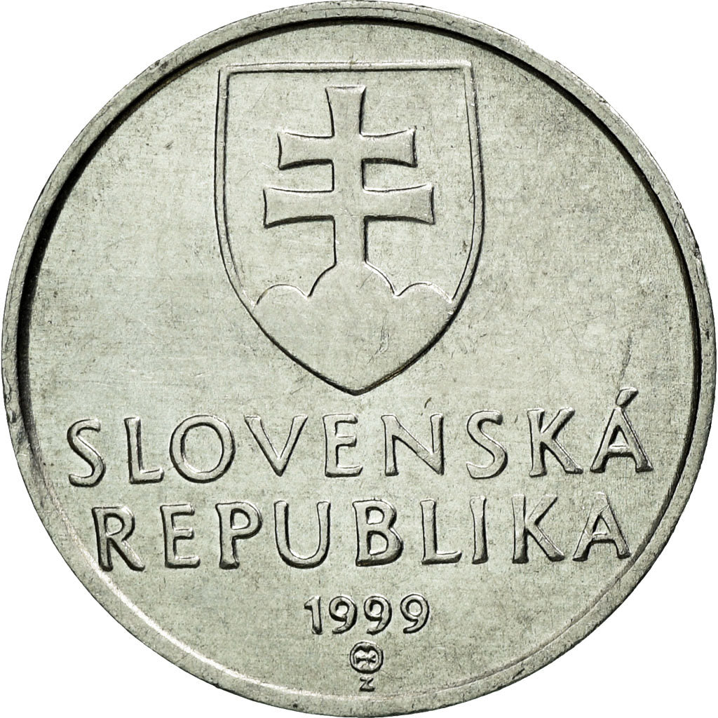 Munten, Slowakije, 10 Halierov, 1999, PR, Aluminium, KM:17