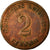 Coin, GERMANY - EMPIRE, Wilhelm I, 2 Pfennig, 1876, Stuttgart, EF(40-45)