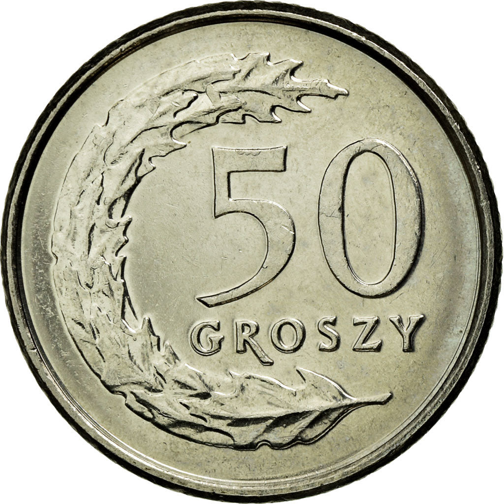 Monnaie, Pologne, 50 Groszy, 2009, Warsaw, SUP+, Copper-nickel, KM:281