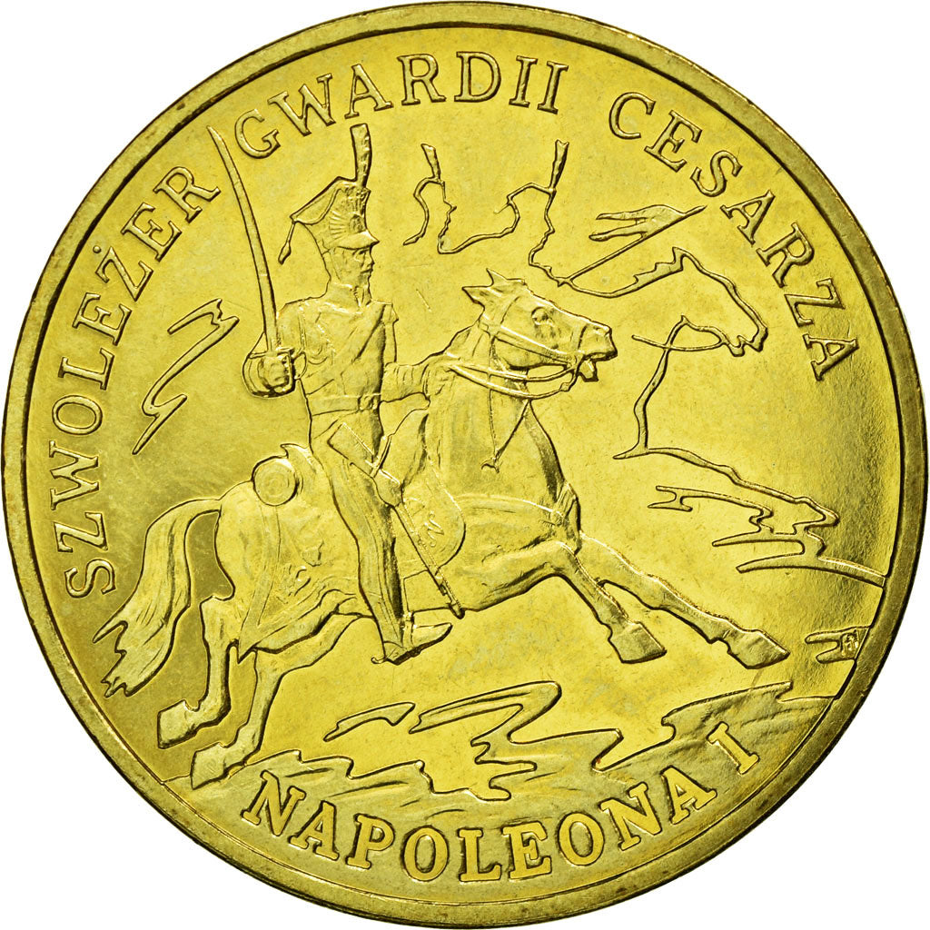 Coin, Poland, 2 Zlote, 2010, Warsaw, EF(40-45), Brass, KM:718