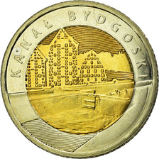 Coin, Poland, 5 Zlotych, 2015, Warsaw, MS(60-62), Bi-Metallic
