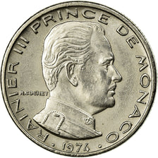 Coin, Monaco, Rainier III, 1/2 Franc, 1974, EF(40-45), Nickel, KM:145
