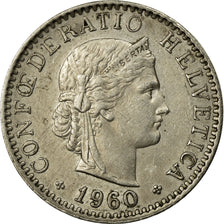 Moneta, Svizzera, 20 Rappen, 1960, Bern, MB+, Rame-nichel, KM:29a
