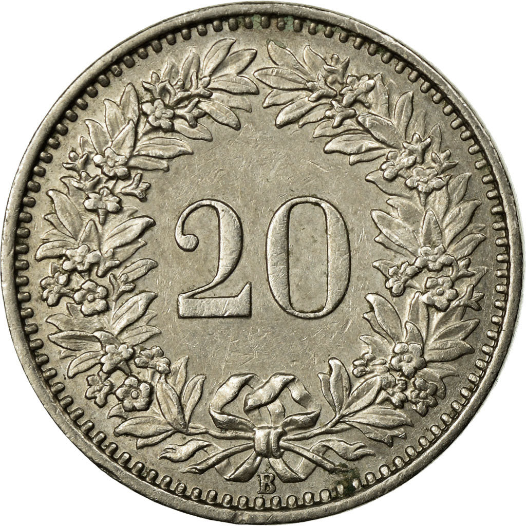 Monnaie, Suisse, 20 Rappen, 1960, Bern, TB+, Copper-nickel, KM:29a