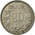 Monnaie, Suisse, 20 Rappen, 1960, Bern, TB+, Copper-nickel, KM:29a