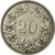 Monnaie, Suisse, 20 Rappen, 1932, Bern, TB, Nickel, KM:29
