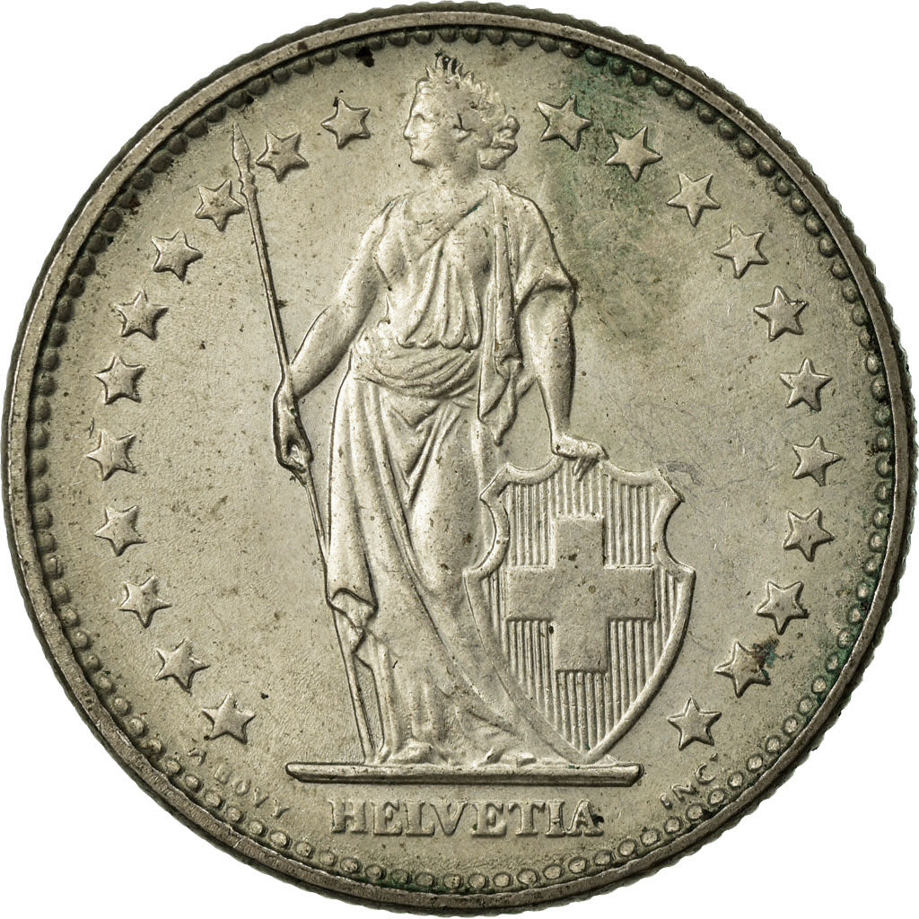 Monnaie, Suisse, 2 Francs, 1968, Bern, TB, Copper-nickel, KM:21a.1