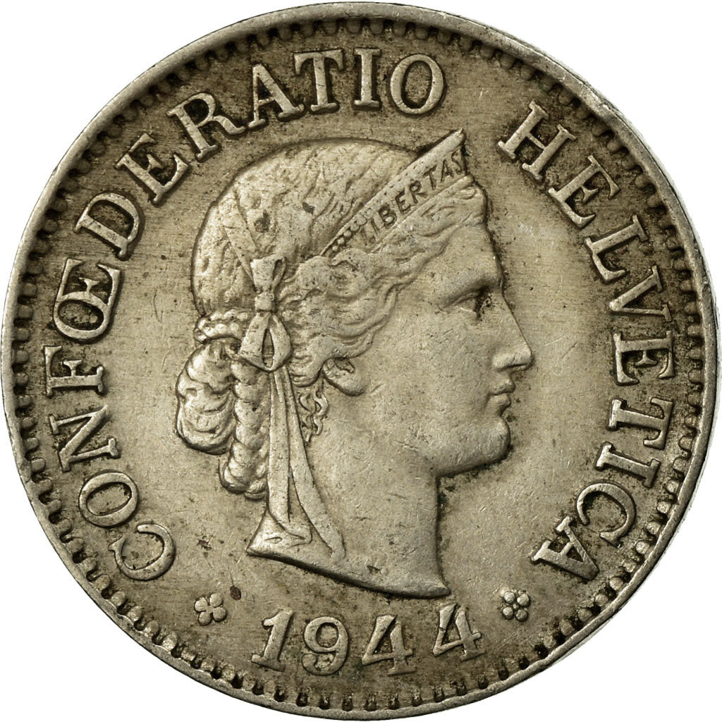 Monnaie, Suisse, 10 Rappen, 1944, Bern, TB+, Copper-nickel, KM:27