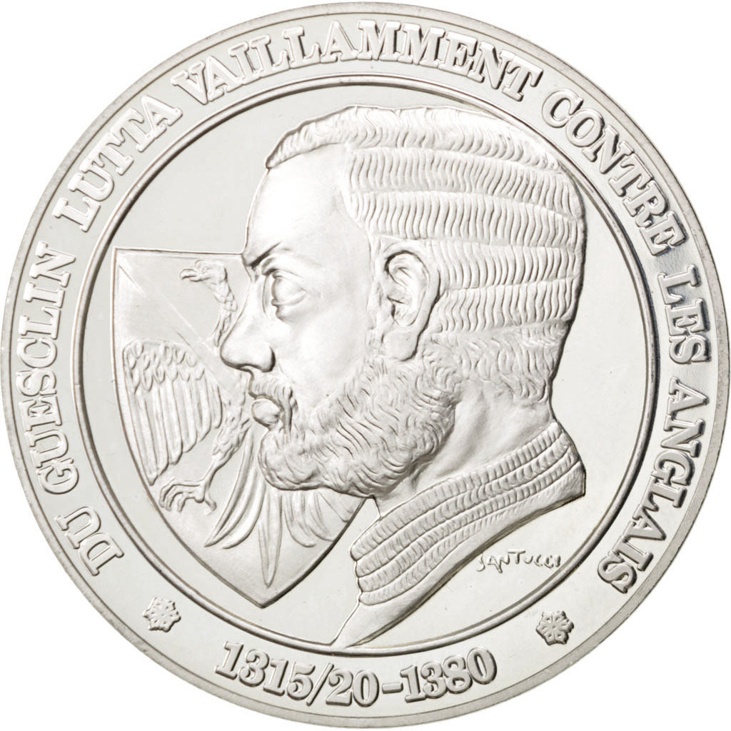 France, Medal, French Fifth Republic, History, MS(65-70), Silver