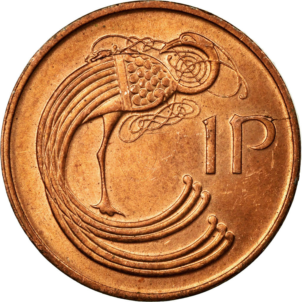 Coin, IRELAND REPUBLIC, Penny, 1988, AU(55-58), Bronze, KM:20