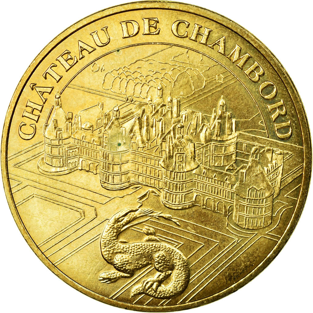 France, Jeton, Jeton Touristique, 41/ Château de Chambord - Salamandre, Arts &