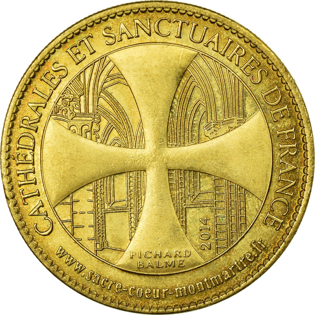 Francia, Token, Tourist Token, Paris - Basilique du Sacré Coeur, Arts &